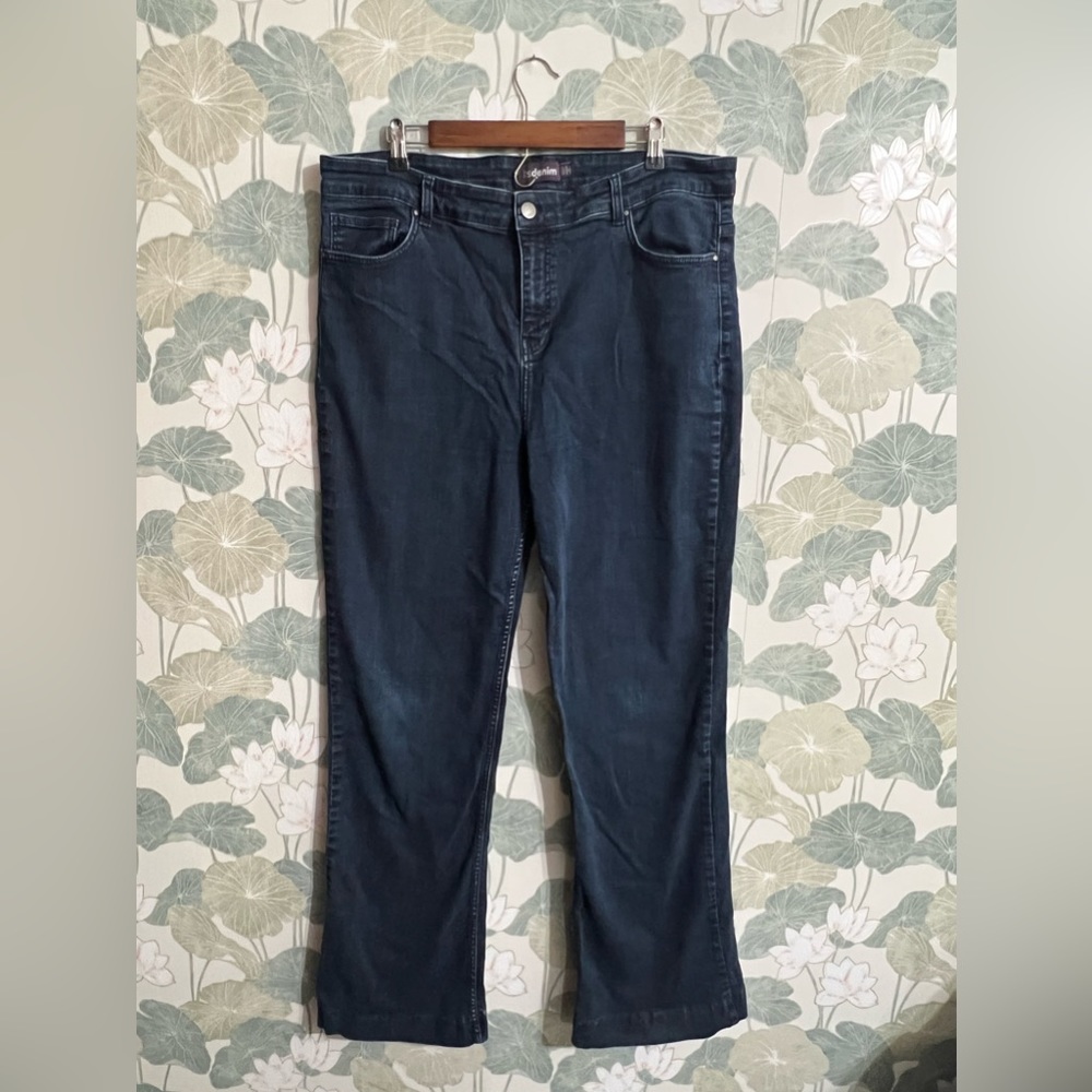 Long tall sally womens tall bootcut dark denim jeans 16XL